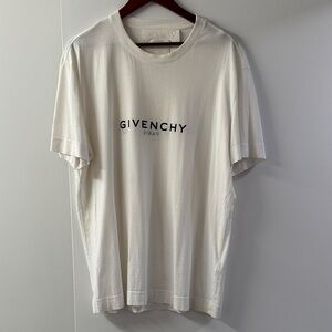 Givenchy Cream Short Sleeve Tee